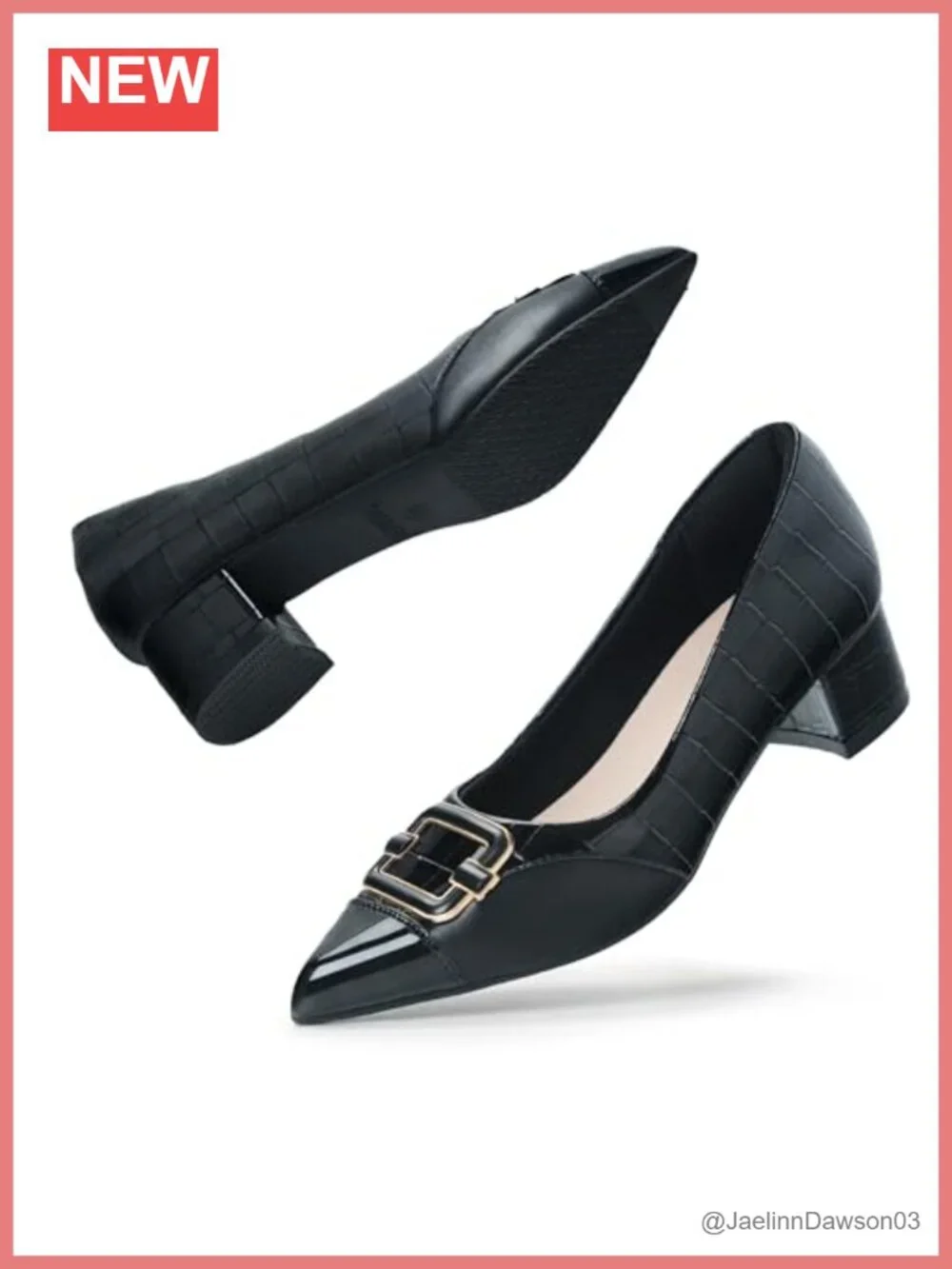 Women Orthopedic Loafers Low Heel Bunion Dress Shoes Faux Leather Slip-On